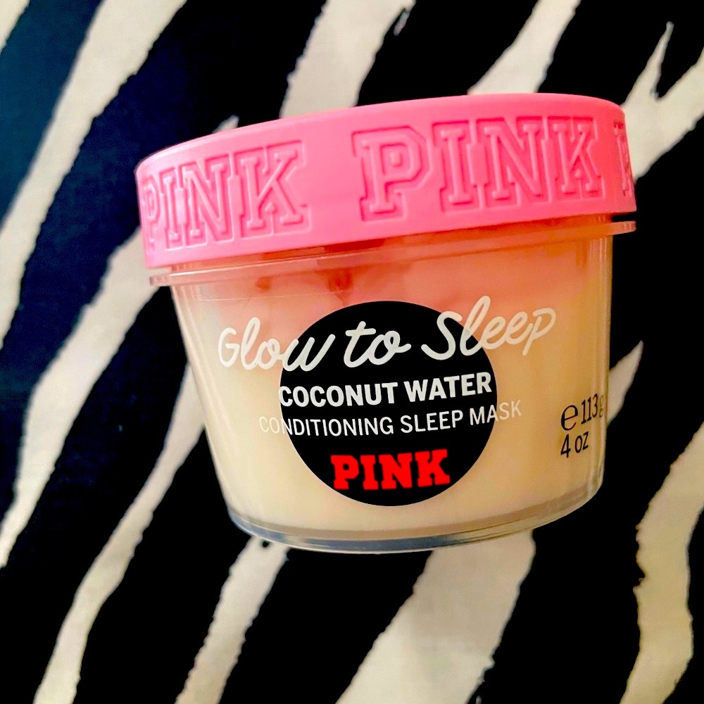 New Victoria's Secret Pink Glow To Sleep Coconut Condition Sleep Mask